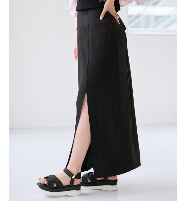 MAJESTICLEGON「ウエストフィットスリットスカート」|スカート|