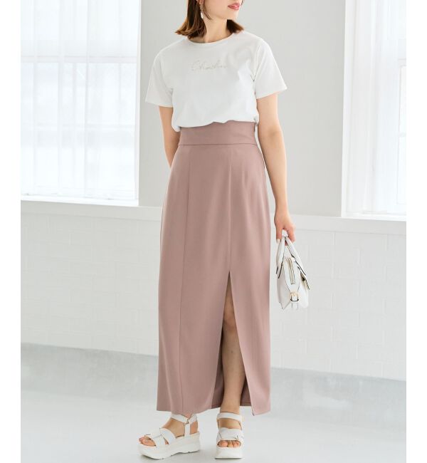 MAJESTICLEGON「ウエストフィットスリットスカート」|スカート|