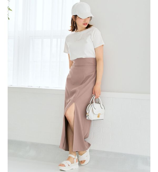 MAJESTICLEGON「ウエストフィットスリットスカート」|スカート|