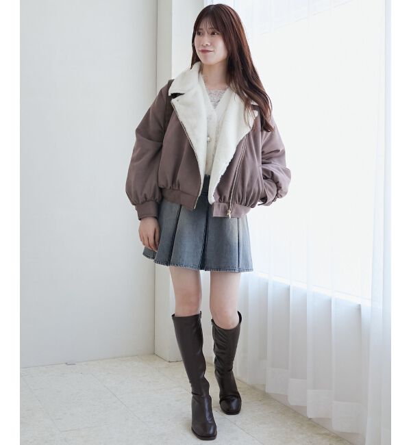 MAJESTICLEGON「ふわふわボリュームライダース」|その他|