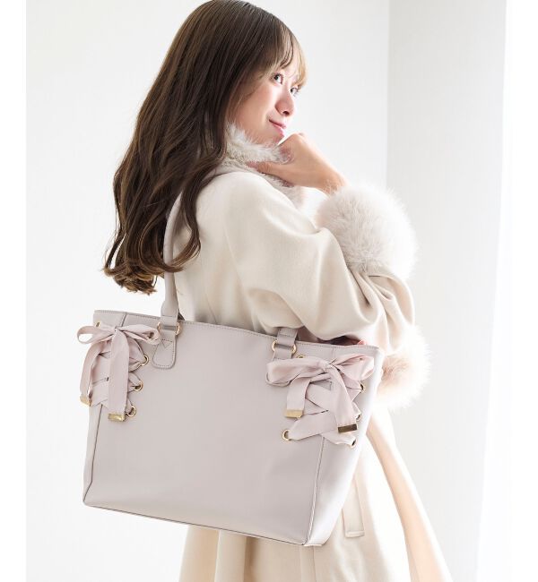 MAJESTICLEGON「サイドレースアップトート」|トートバッグ|ｸﾞﾚｰｼﾞｭ