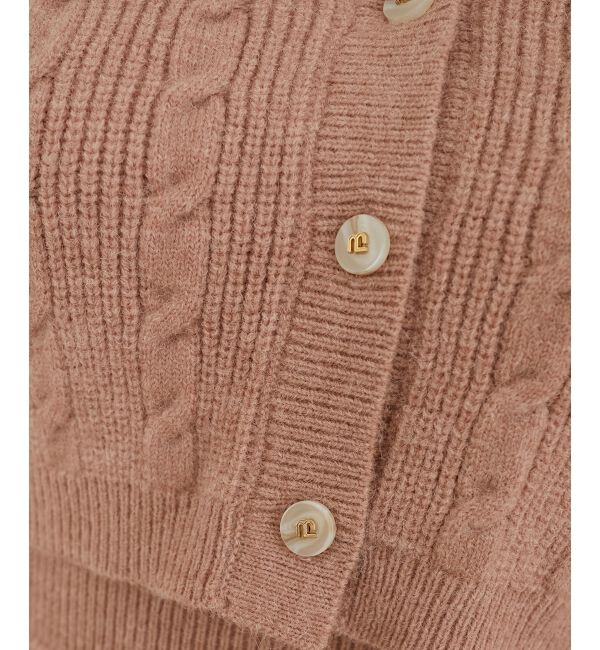 MAJESTICLEGON「ケーブルショートカーデセットワンピ」|ワンピース|