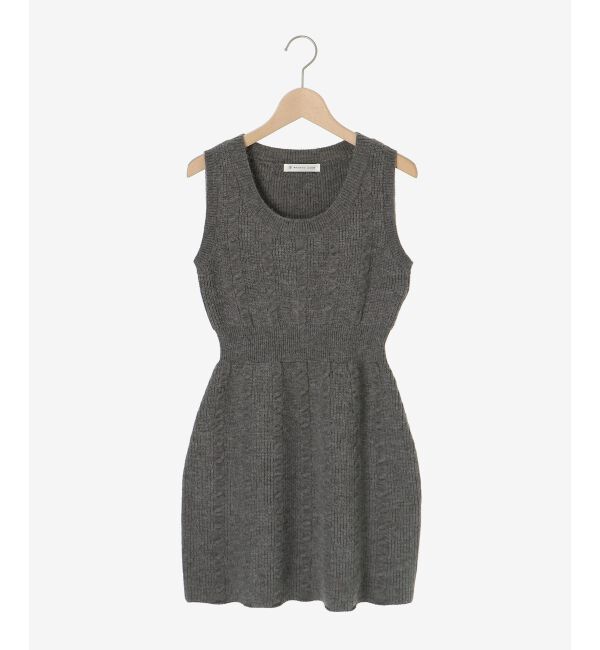 MAJESTICLEGON「ケーブルショートカーデセットワンピ」|ワンピース|