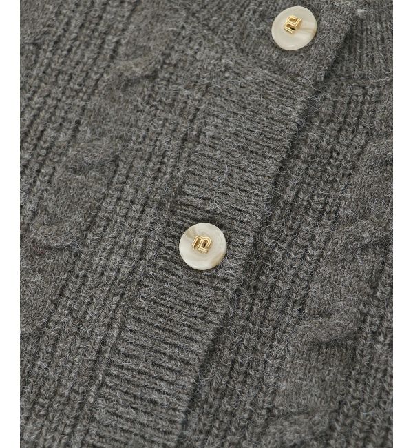 MAJESTICLEGON「ケーブルショートカーデセットワンピ」|ワンピース|