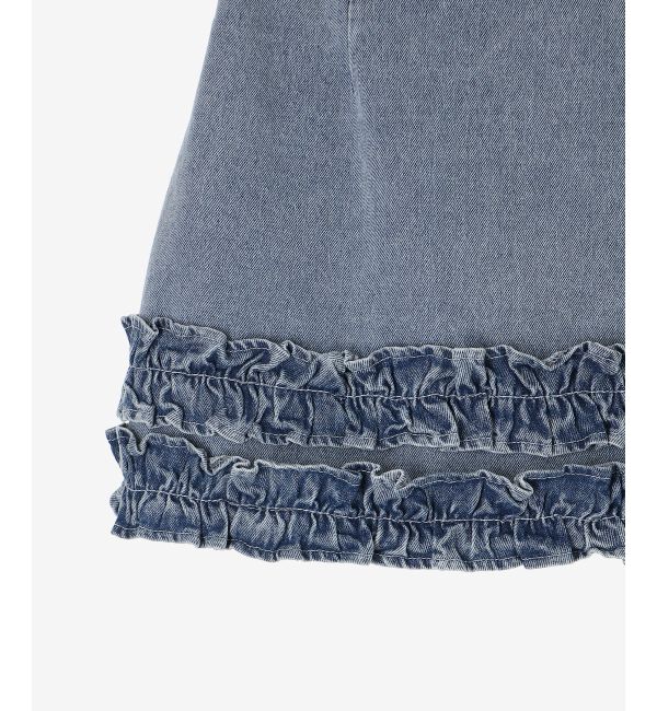 MAJESTICLEGON「ホイップフリルデニムスカパン」|スカート|