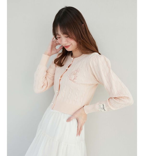  「SWIMMERコラボ ケーブルカーデ」|カーディガン|