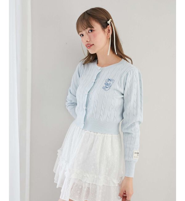  「SWIMMERコラボ ケーブルカーデ」|カーディガン|