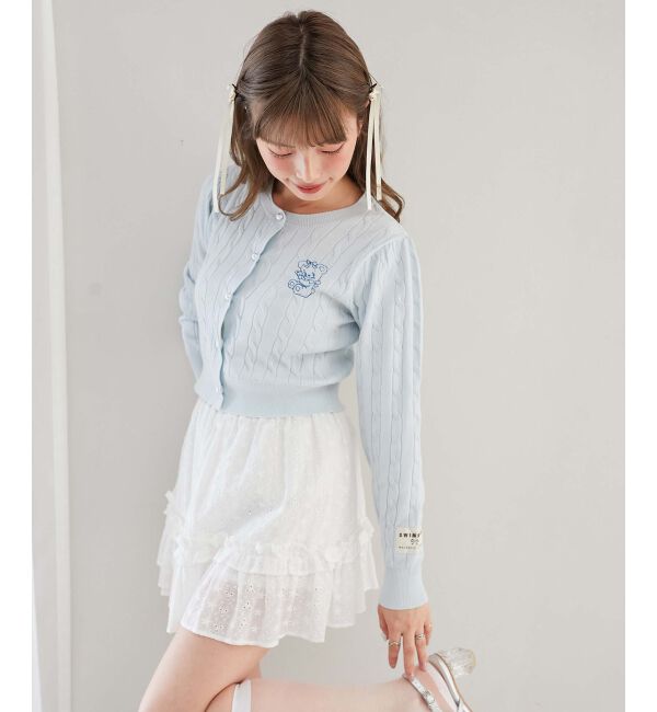  「SWIMMERコラボ ケーブルカーデ」|カーディガン|