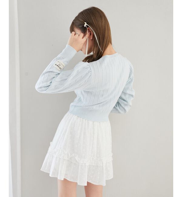  「SWIMMERコラボ ケーブルカーデ」|カーディガン|