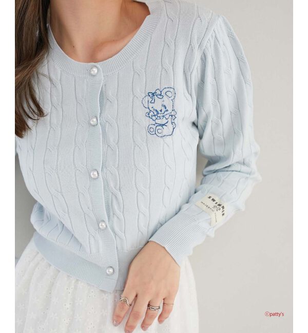  「SWIMMERコラボ ケーブルカーデ」|カーディガン|