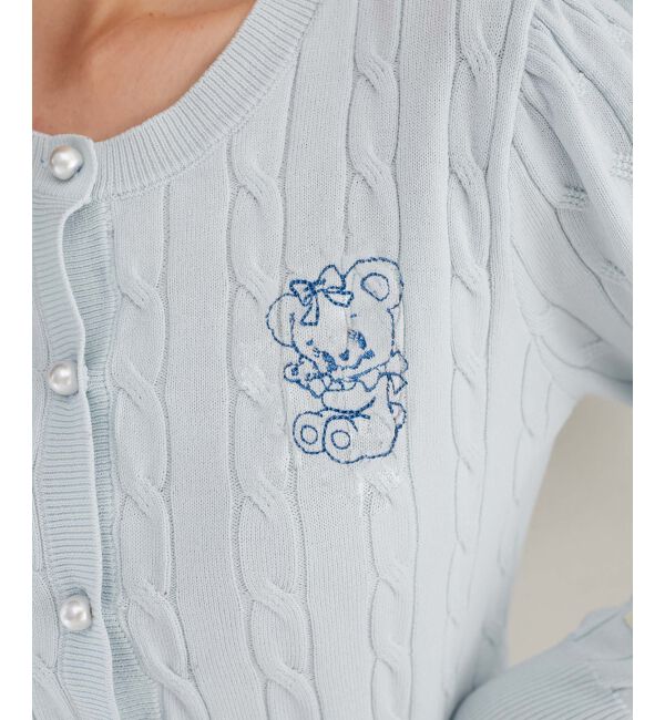  「SWIMMERコラボ ケーブルカーデ」|カーディガン|