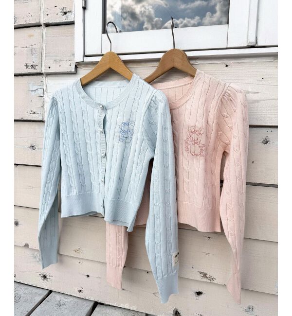  「SWIMMERコラボ ケーブルカーデ」|カーディガン|