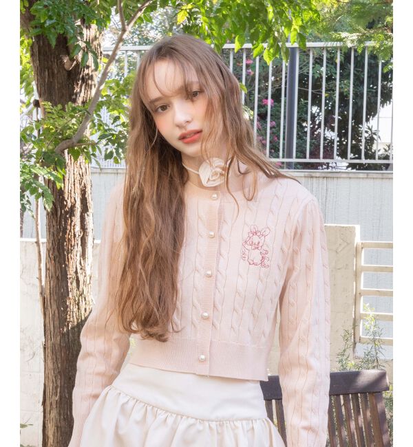  「SWIMMERコラボ ケーブルカーデ」|カーディガン|