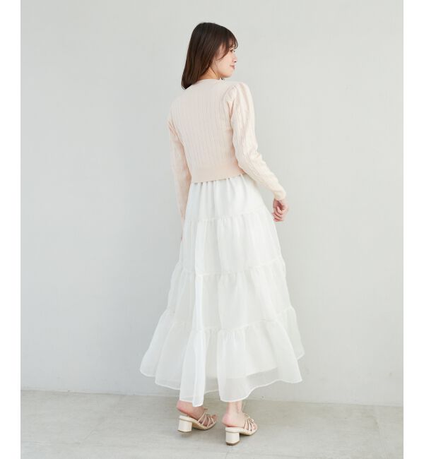  「SWIMMERコラボ ケーブルカーデ」|カーディガン|