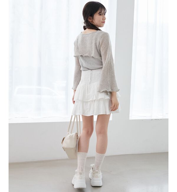  「アソートティアードミニスカパン」|スカート|