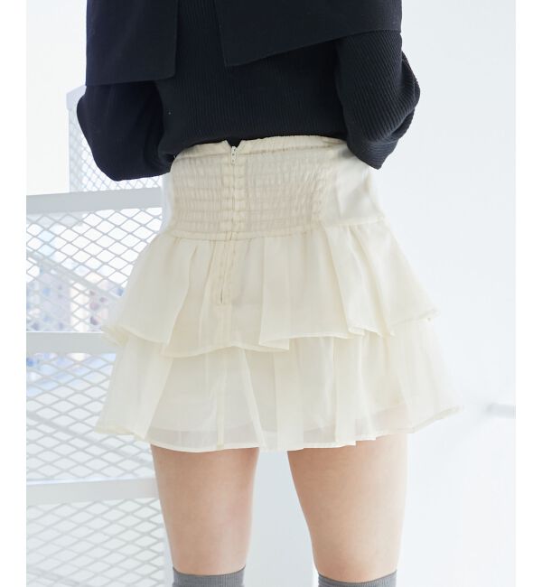  「アソートティアードミニスカパン」|スカート|
