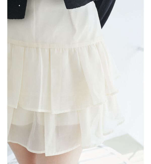  「アソートティアードミニスカパン」|スカート|