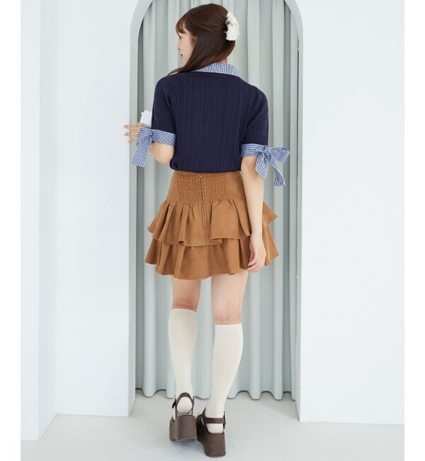  「アソートティアードミニスカパン」|スカート|