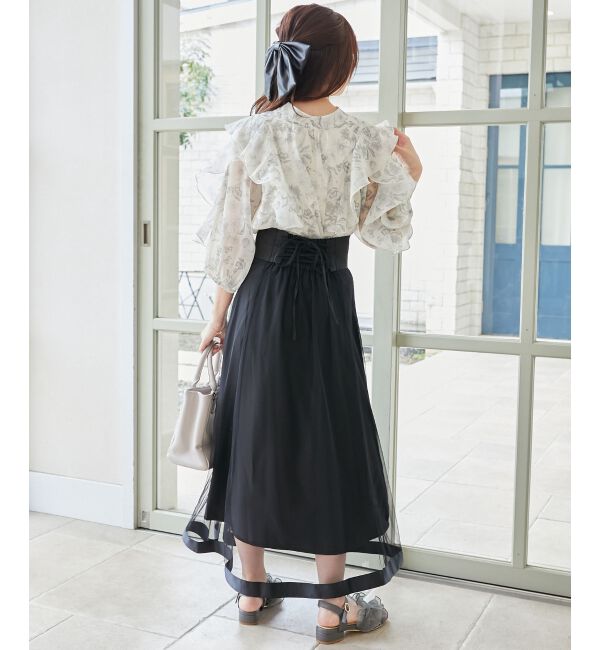  「エアリーフリルブラウス」|シャツ・ブラウス|
