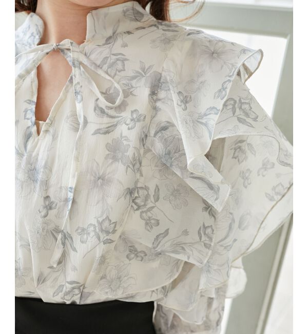  「エアリーフリルブラウス」|シャツ・ブラウス|