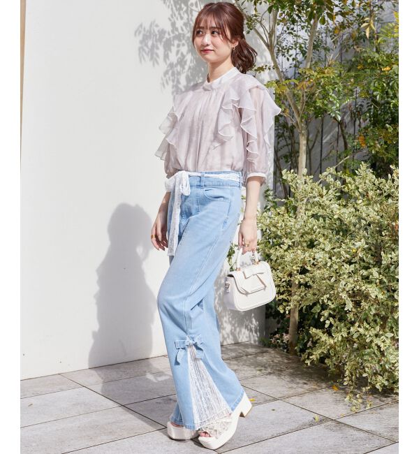  「エアリーフリルブラウス」|シャツ・ブラウス|