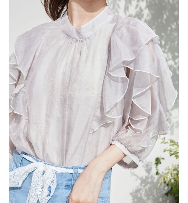  「エアリーフリルブラウス」|シャツ・ブラウス|