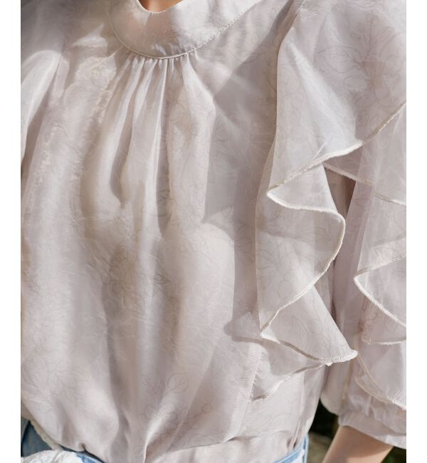  「エアリーフリルブラウス」|シャツ・ブラウス|