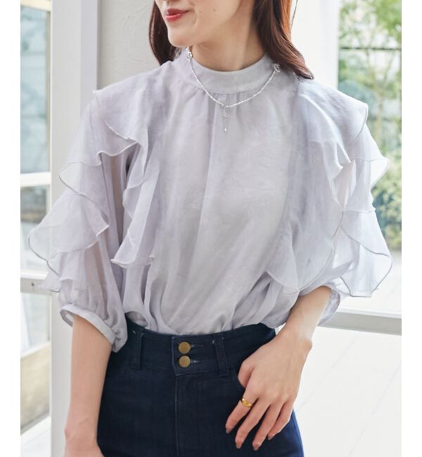  「エアリーフリルブラウス」|シャツ・ブラウス|