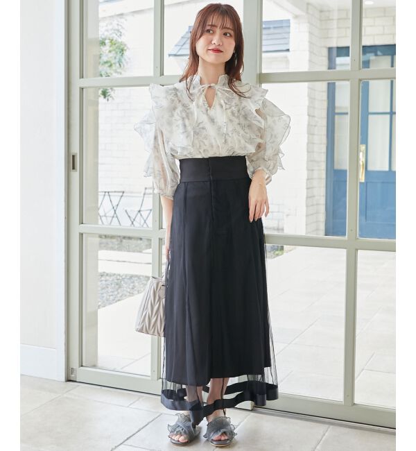  「エアリーフリルブラウス」|シャツ・ブラウス|