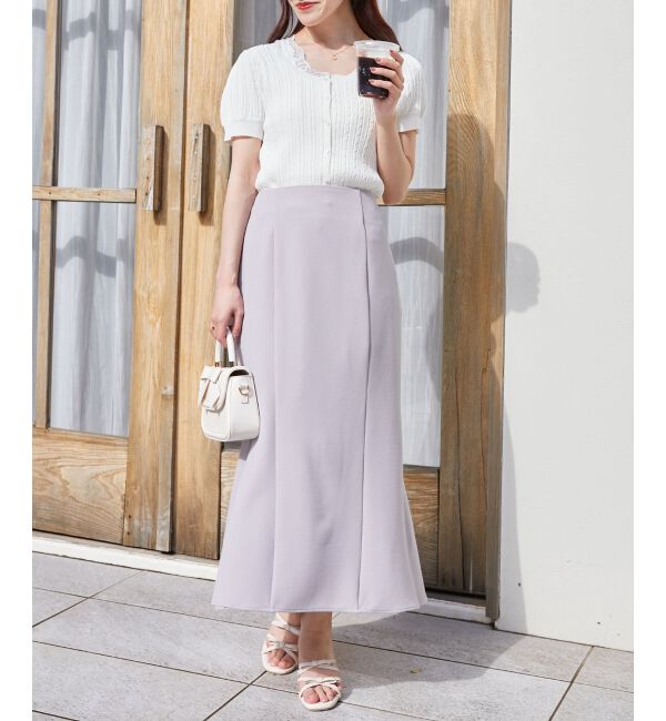  「ハーフスリーブケーブルカーディガン」|カーディガン|