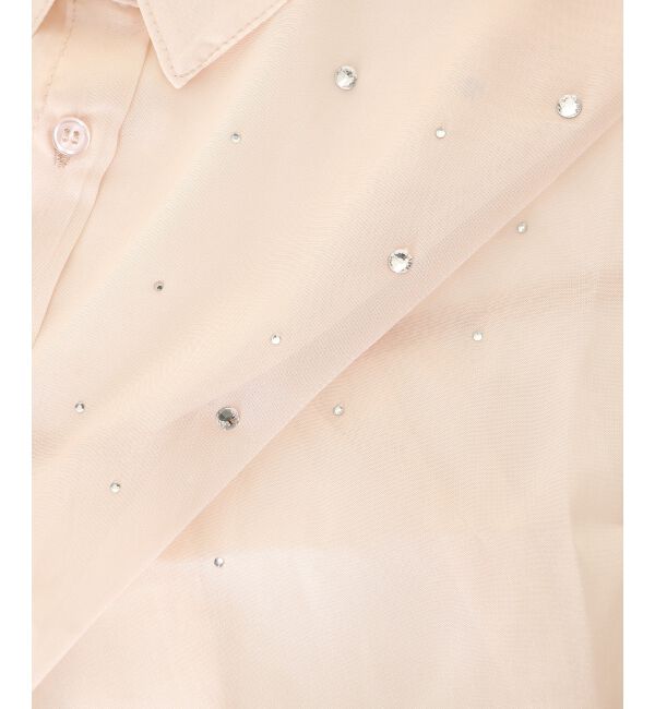  「キラキラドロストシアーシャツ」|シャツ・ブラウス|