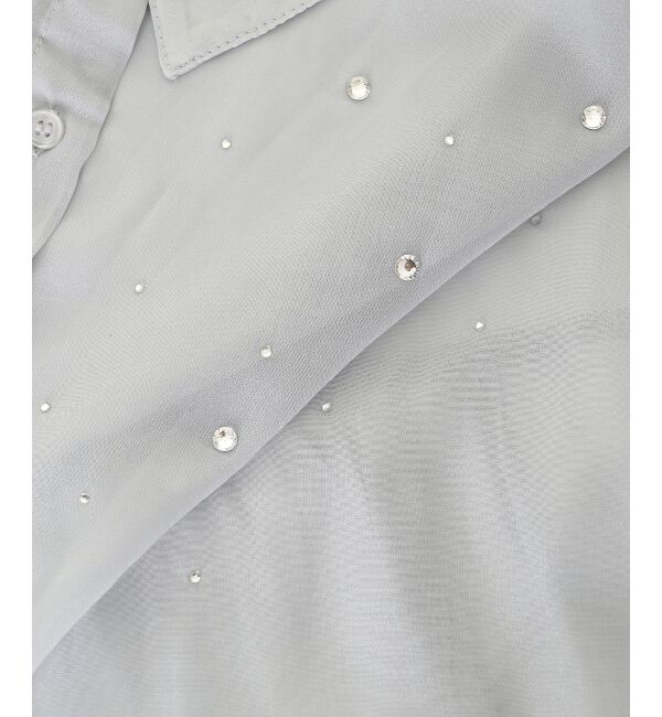  「キラキラドロストシアーシャツ」|シャツ・ブラウス|