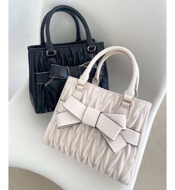  「クラシカルスクエアリボンバッグ」|ショルダー・メッセンジャー|