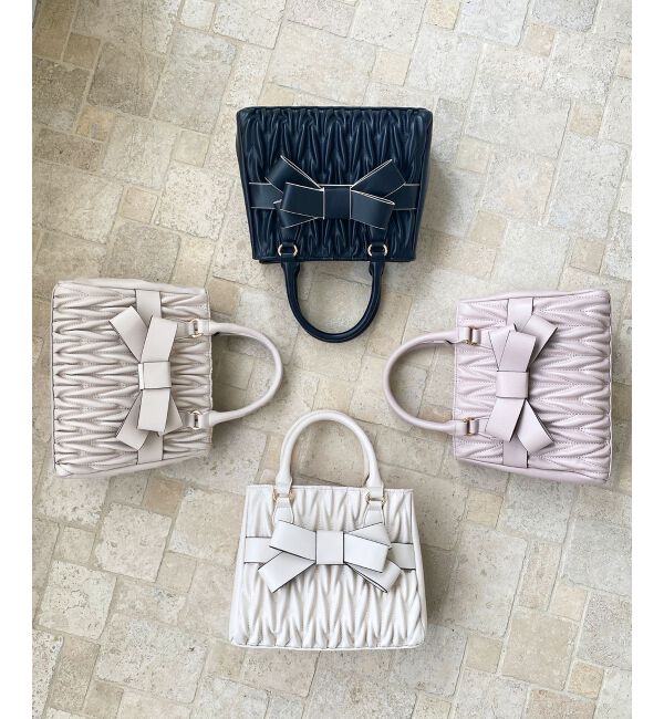  「クラシカルスクエアリボンバッグ」|ショルダー・メッセンジャー|