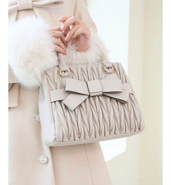  「クラシカルスクエアリボンバッグ」|ショルダー・メッセンジャー|