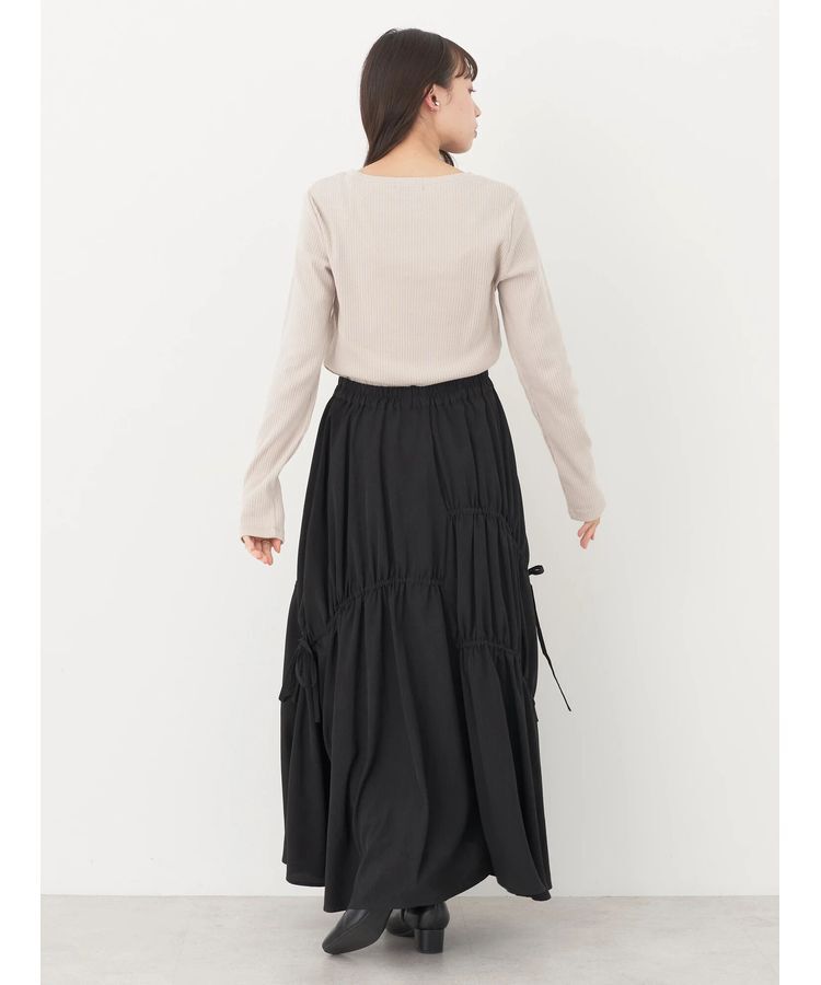 earth music&ecology「チェーンリブクルーネックプルオーバー」|Tシャツ・カットソー|