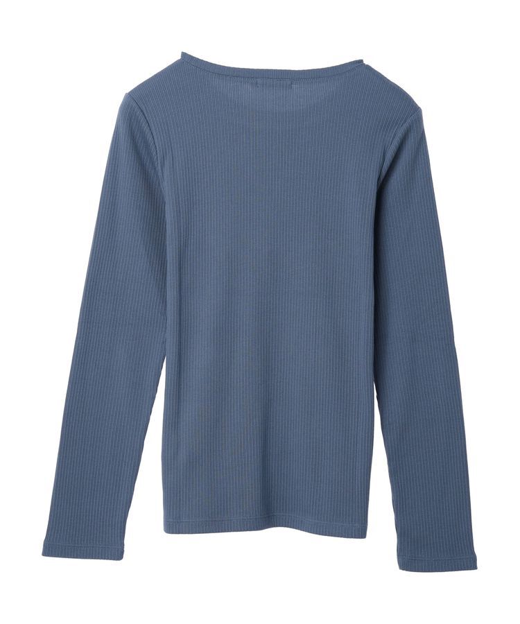 earth music&ecology「チェーンリブクルーネックプルオーバー」|Tシャツ・カットソー|