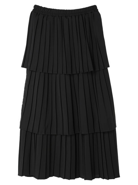 earth music&ecology「ミックスプリーツティアードスカート」|スカート|