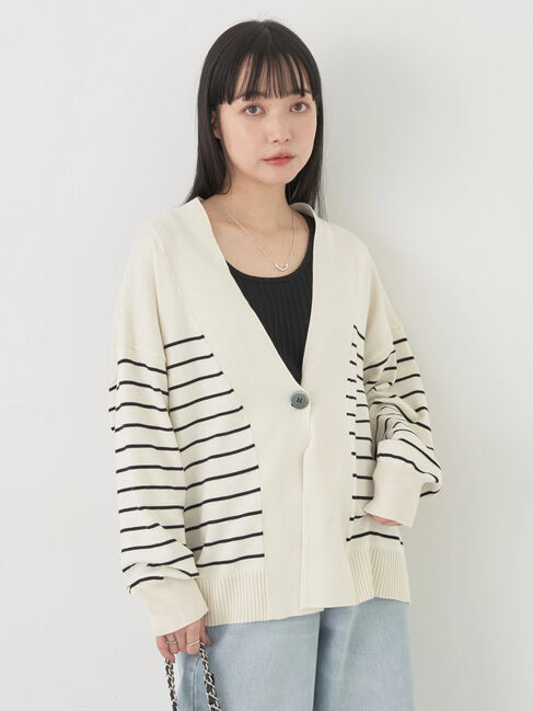 earth music&ecology「UVカット加工BIGカーディガン」|カーディガン|