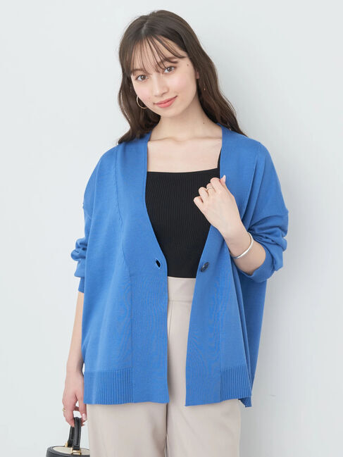 earth music&ecology「UVカット加工BIGカーディガン」|カーディガン|