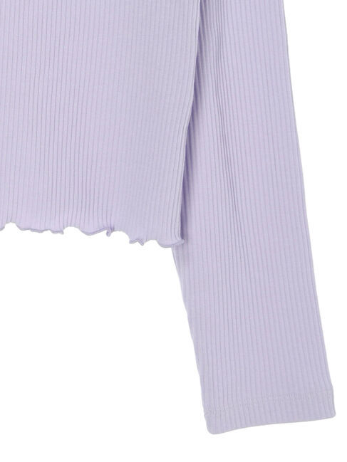 earth music&ecology「フリルデザインリボンカーディガン」|カーディガン|