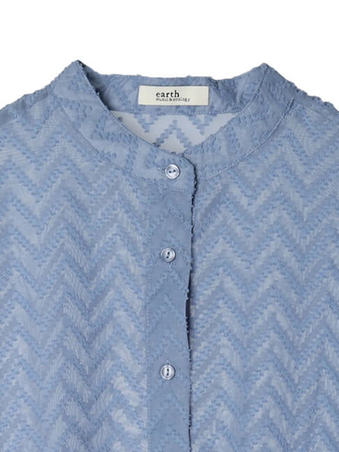 earth music&ecology「ギザギザショートシャツ」|シャツ・ブラウス|