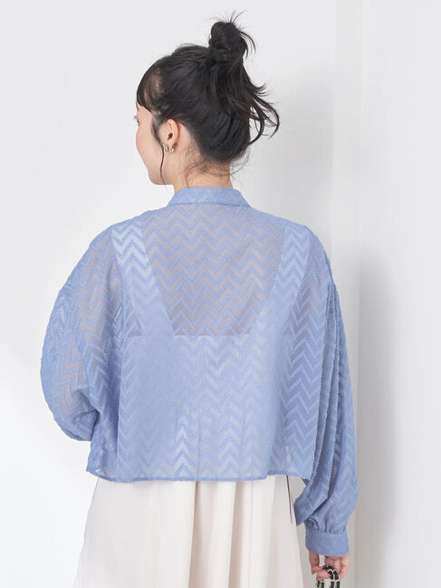 earth music&ecology「ギザギザショートシャツ」|シャツ・ブラウス|