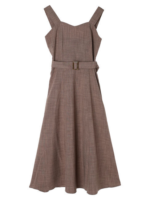 earth music&ecology「ベルト付きパネルラインワンピース」|ワンピース|