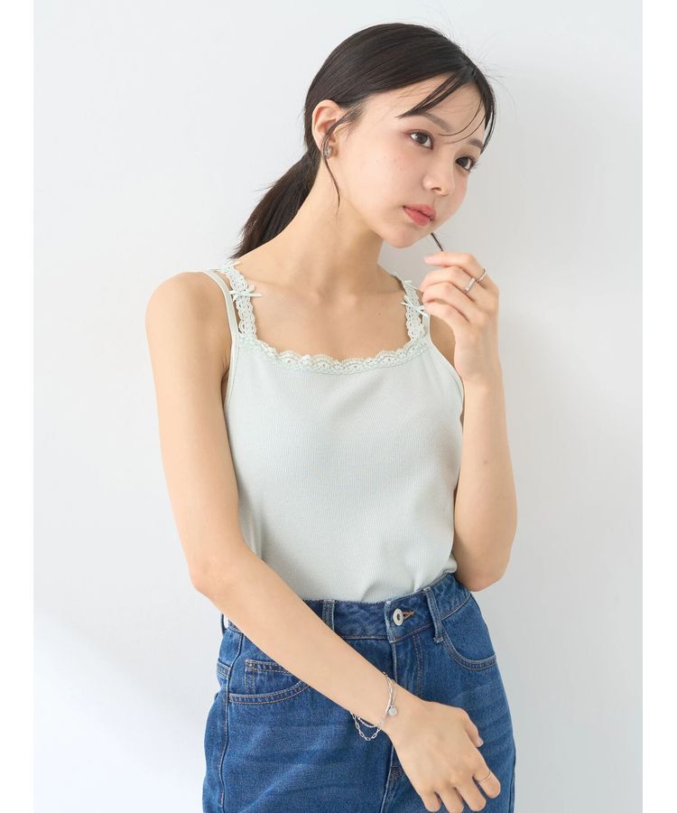 earth music&ecology「リボンホルターネックキャミソール」|インナー|