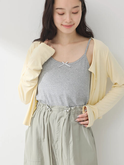 earth music&ecology「フロントプチリボンキャミ」|インナー|