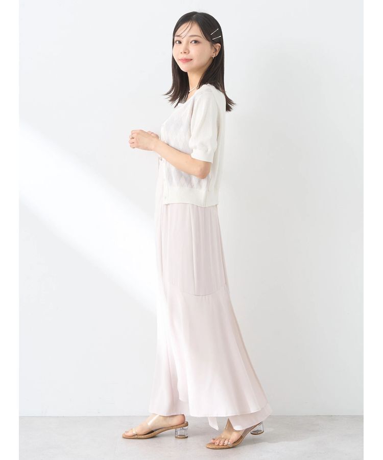 earth music&ecology「SET2点アーガイルカーディガン&times;タンク」|カーディガン|