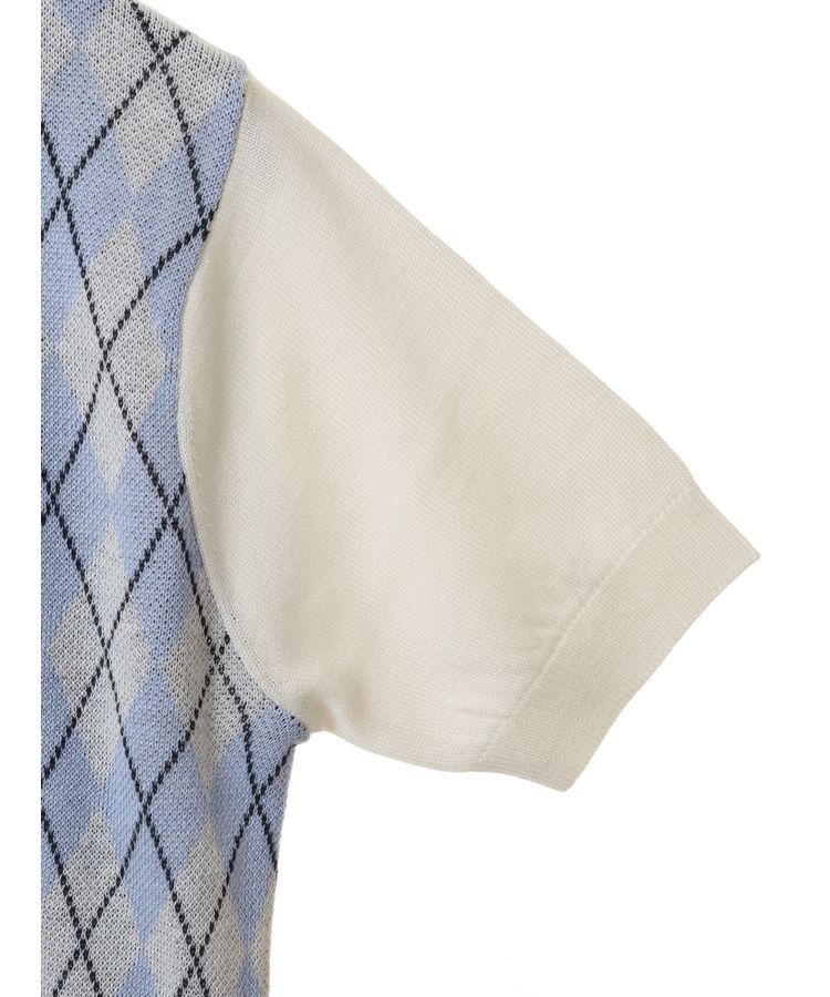 earth music&ecology「SET2点アーガイルカーディガン&times;タンク」|カーディガン|