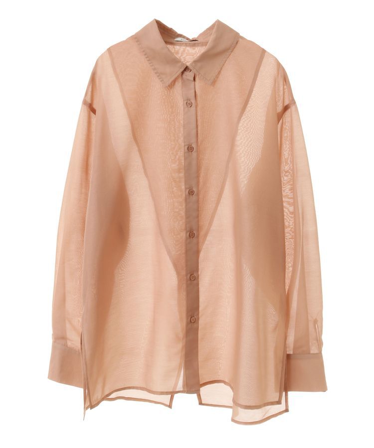 earth music&ecology「バックスリットシアーシャツ」|シャツ・ブラウス|