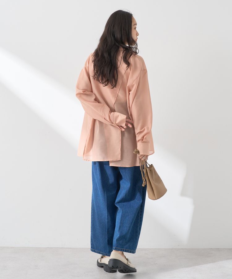 earth music&ecology「バックスリットシアーシャツ」|シャツ・ブラウス|